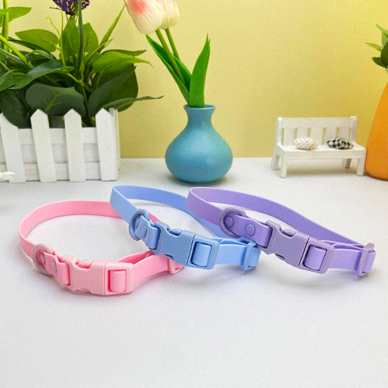 COLLIER CHIEN | PVC EN MACARON