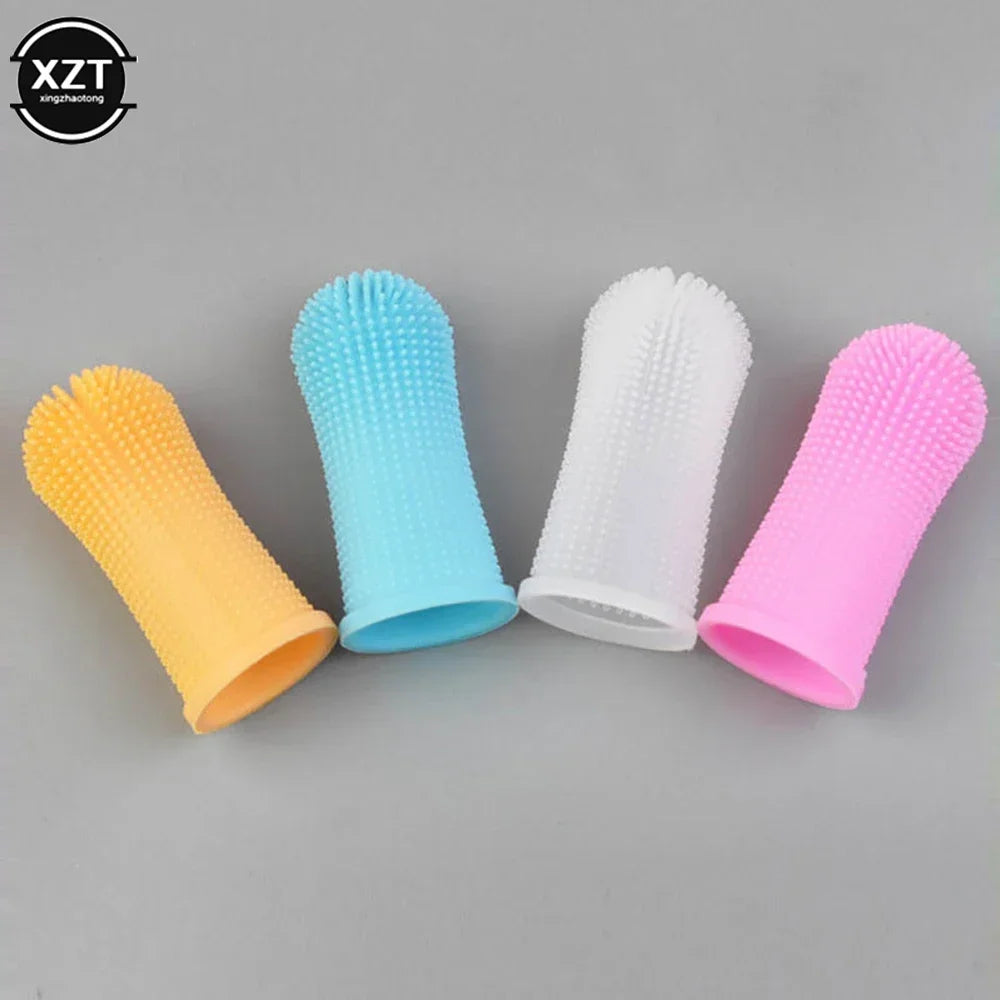 BROSSE A DENT POUR CHIEN EN SILICONE- SOURIRE CANIN