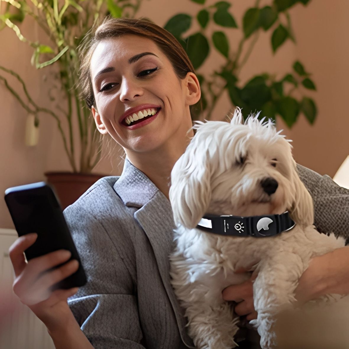 COLLIER GPS CHIEN | AIRTAG LED™