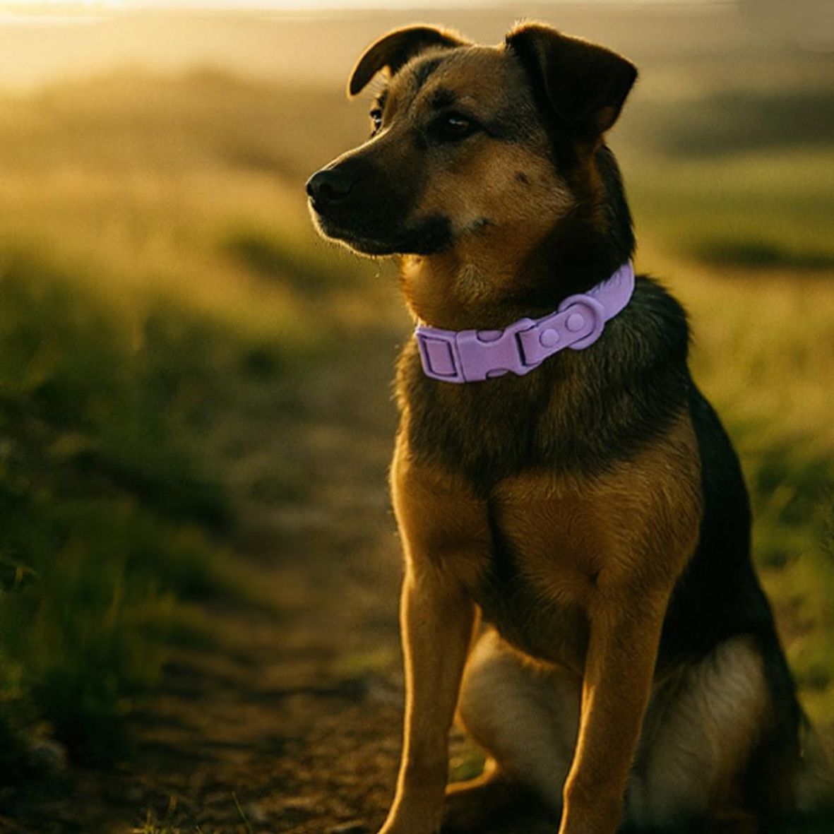 COLLIER CHIEN | PVC EN MACARON