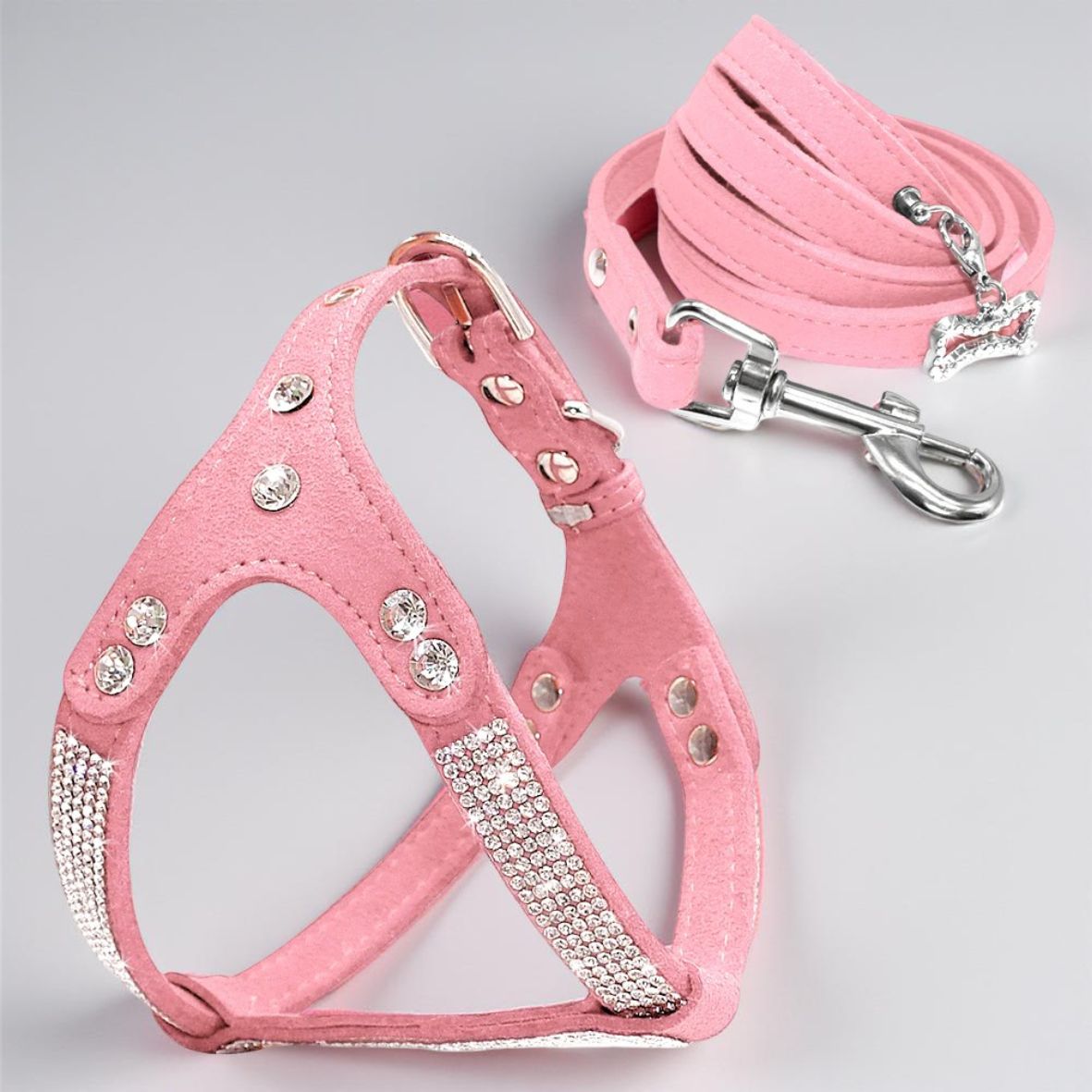 Harnais pour chien | Cuir suédé souple SFP