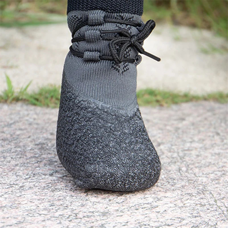 Chausson pour chien gris en coton