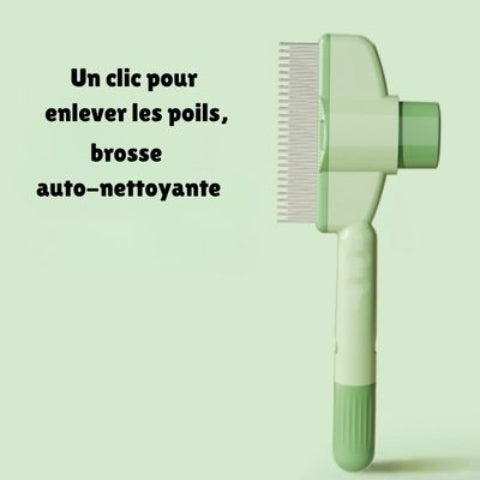 brosse anti poils vert