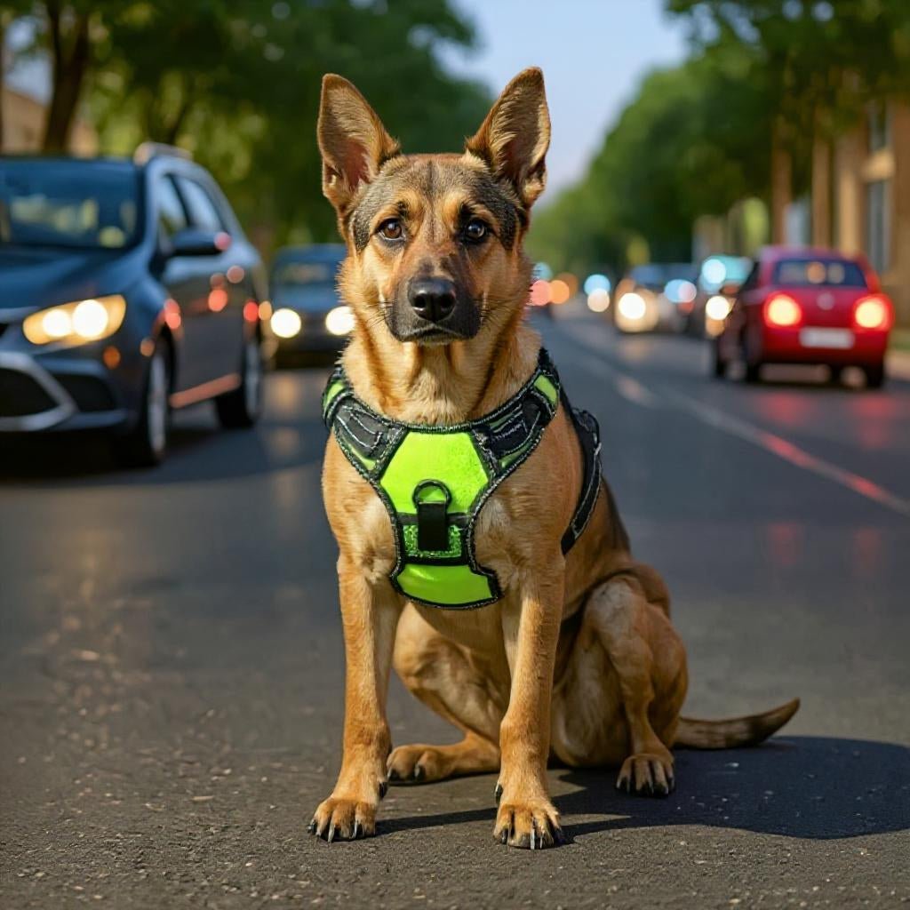 HARNAIS CHIEN | LED LUMINEUX - Les chiens beaux