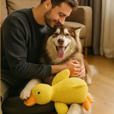 Jouet pour chien | Canard Couineur 3-en-1