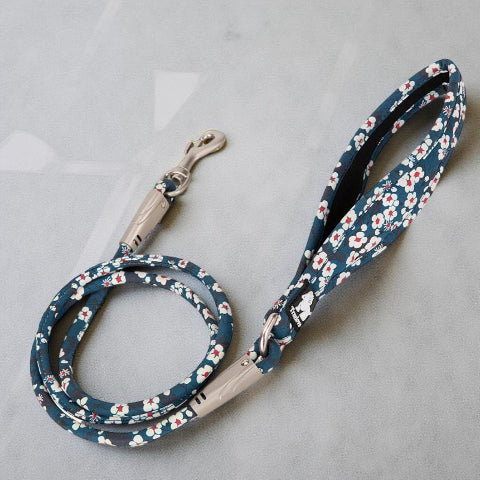 laisse de chien Floral Truelove bleu saxony joli