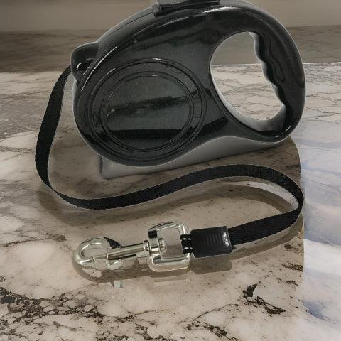 laisse de chien retractable chienflex noire