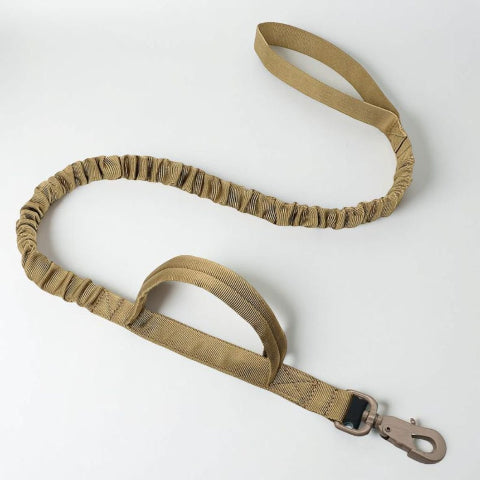 laisse de chien tactique khaki