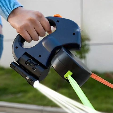 laisse enrouleur led roulette illuminante