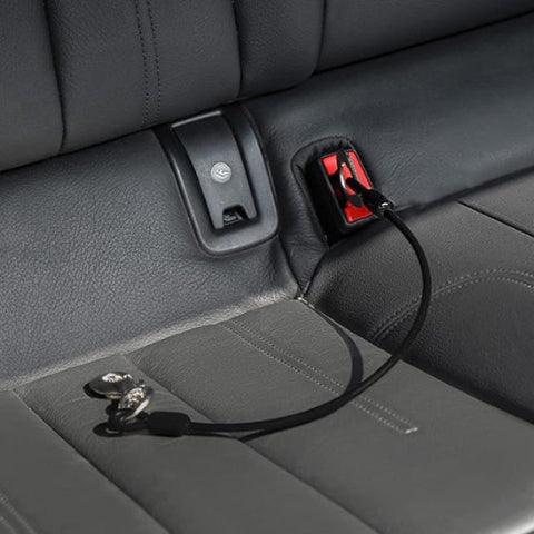 laisse pour chien ceinture de voiture en acier noire