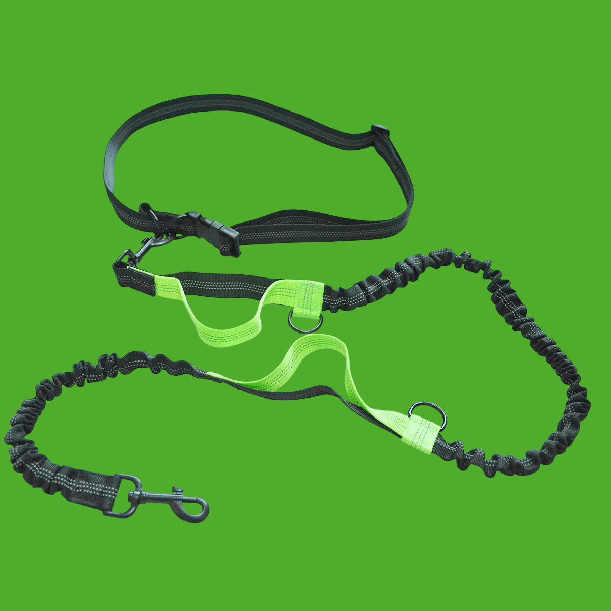 LAISSE POUR CHIEN | CEINTURE MAINS LIBRES REGLABLE - Les chiens beaux