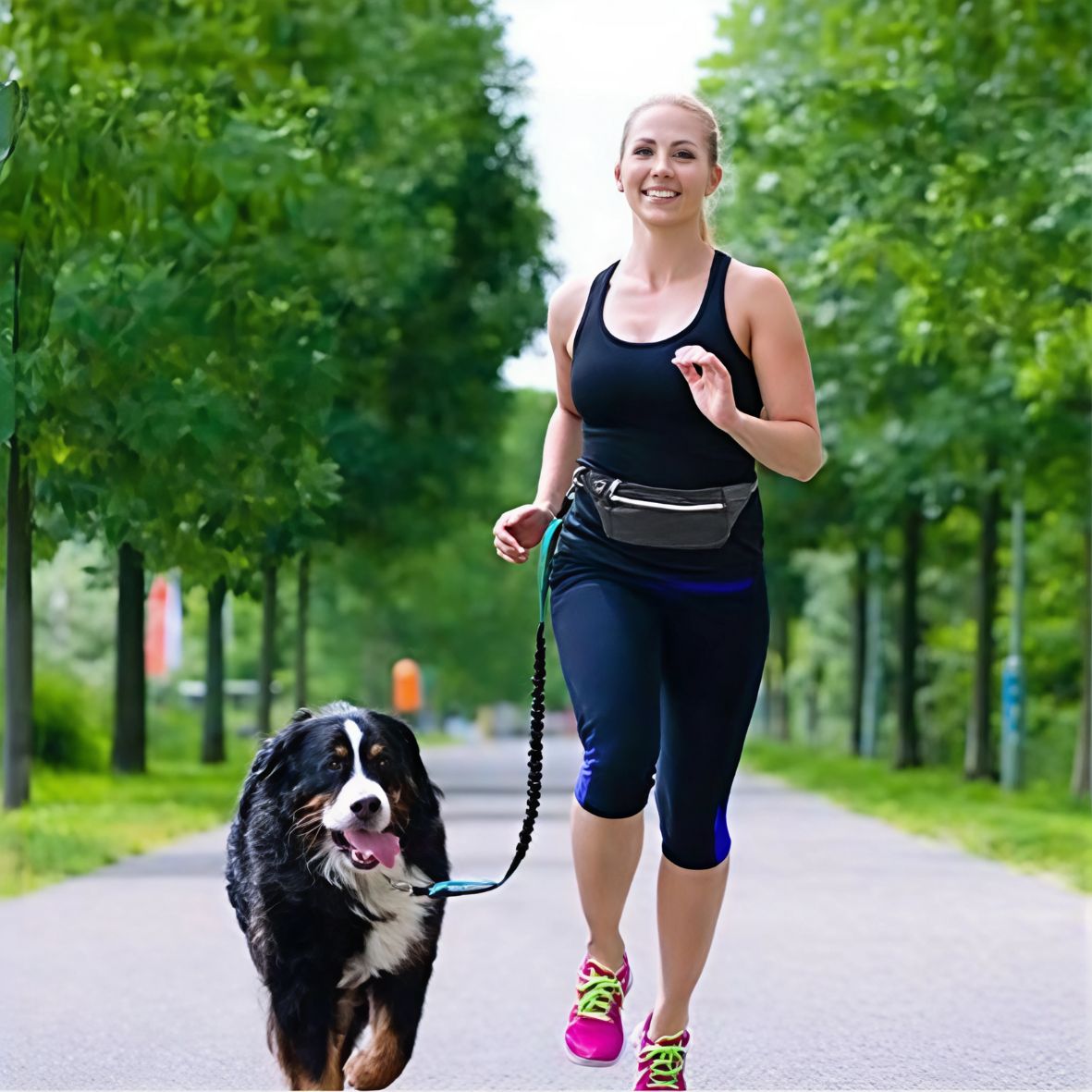 Laisse pour chien | Main libre - Les chiens beaux