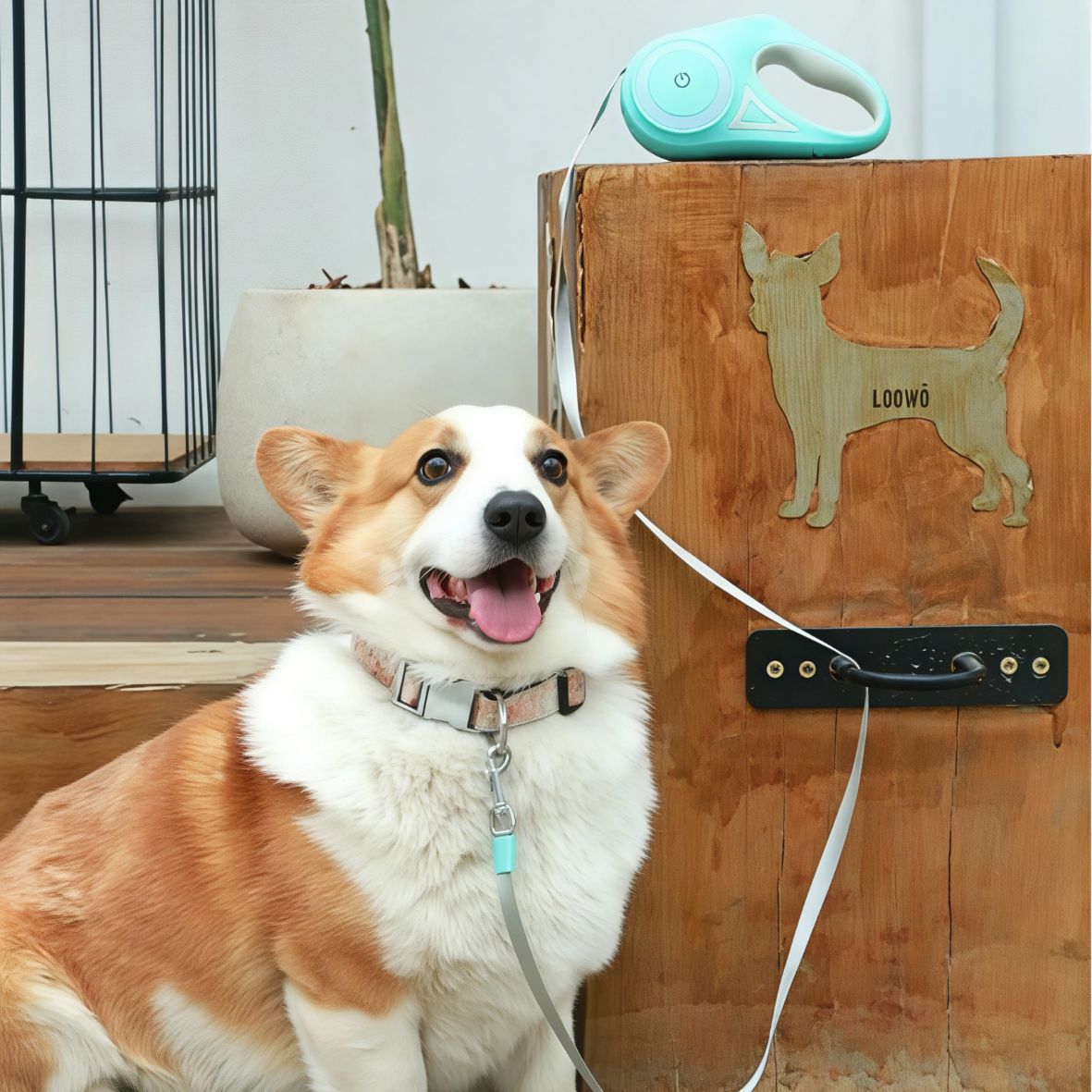 Laisse rétractable | Roulette LED - Les chiens beaux