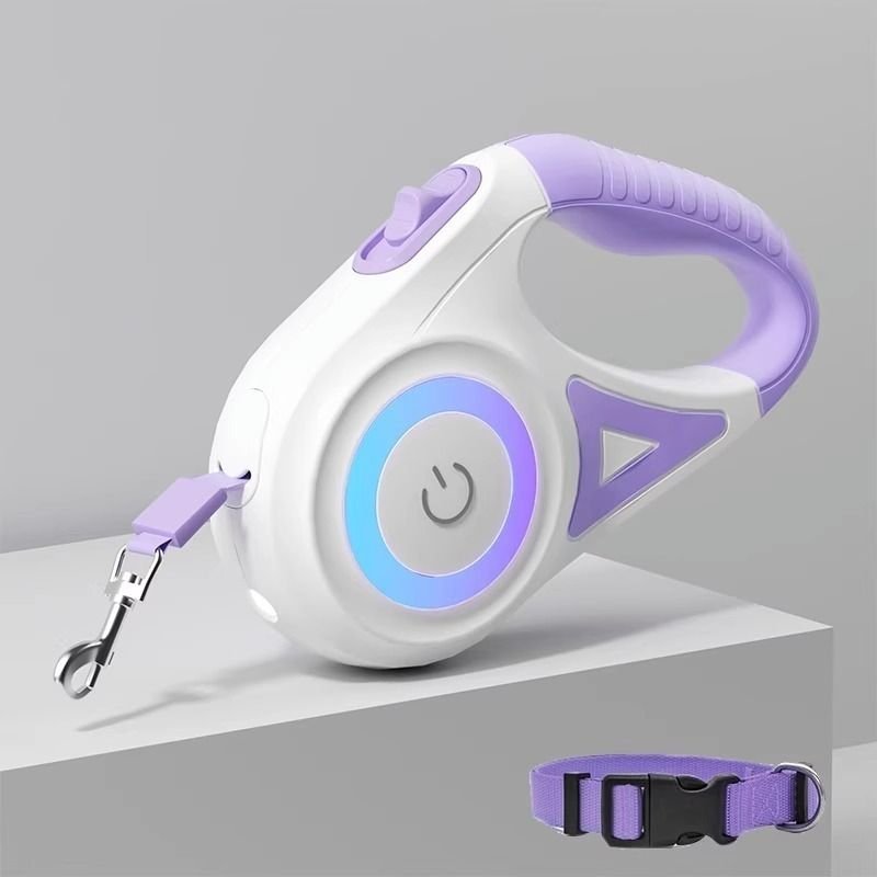 Laisse rétractable | Roulette LED - Les chiens beaux