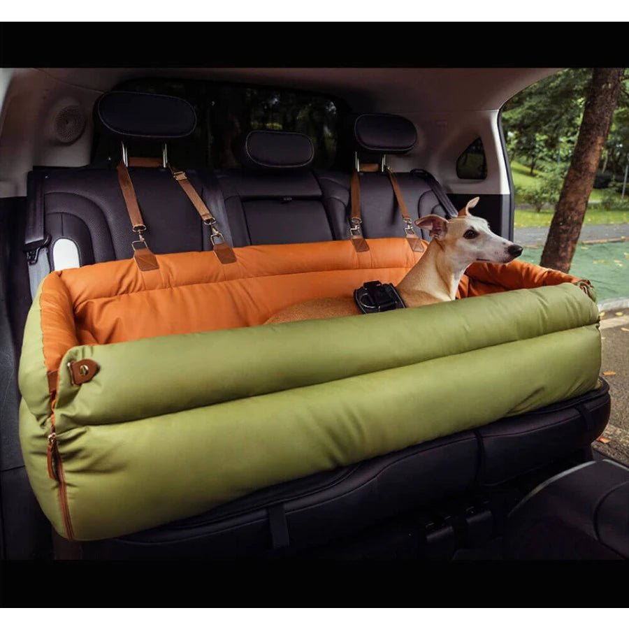 LIT DE SIEGE AUTO POUR CHIENS | SIMILCUIR DE LUXE - Les chiens beaux