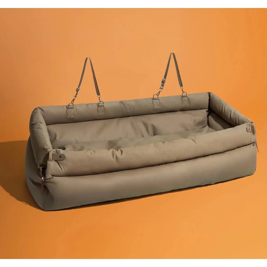 LIT DE SIEGE AUTO POUR CHIENS | SIMILCUIR DE LUXE - Les chiens beaux