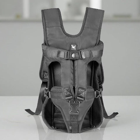 sac a dos chien noir elegant