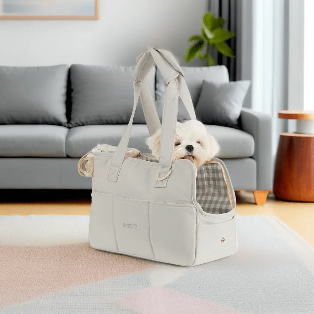 SAC DE TRANSPORT CHIEN | CHIPIE GRIS - Les chiens beaux