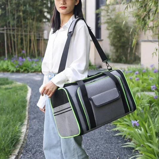 SAC DE TRANSPORT DE CHIEN | EXTENSIBLE ET PLIABLE - Les chiens beaux