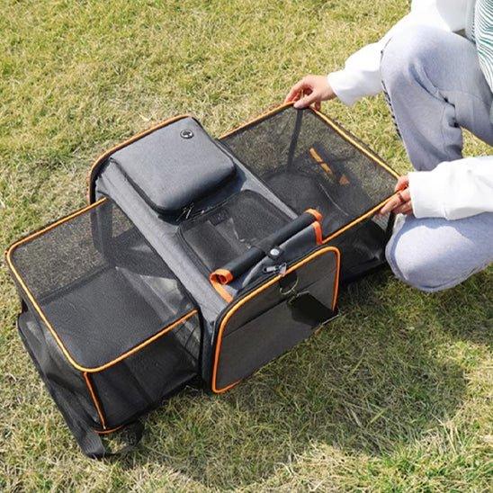 SAC DE TRANSPORT DE CHIEN | EXTENSIBLE ET PLIABLE - Les chiens beaux