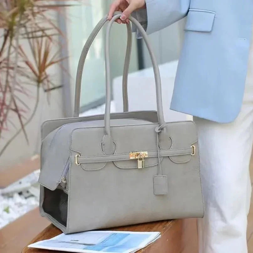 Sac de transport pour chien | Cuir PU de luxe - Les chiens beaux
