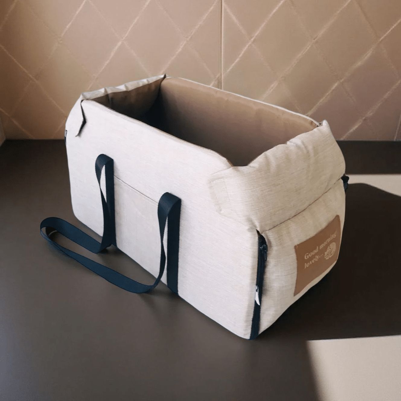 sac de transport pour chien khaki