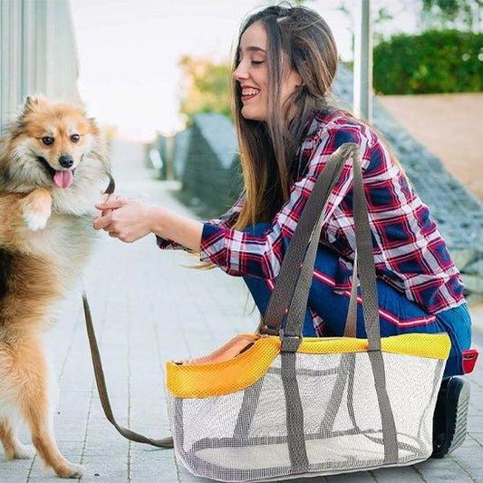 Sac pour chien fourre - tout transparent pliable | PawBag - Les chiens beaux