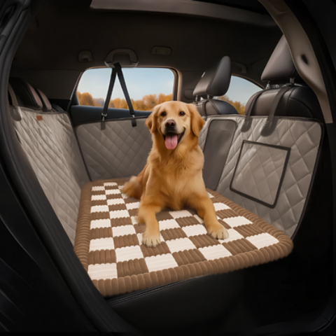 tapis pour chien brun de qualite