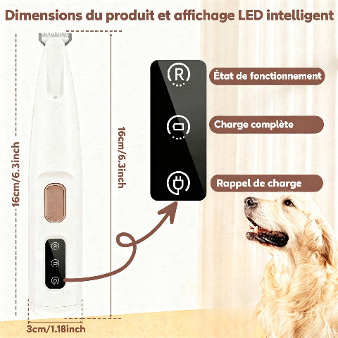 Tondeuse pour chien | Silencieuse Pro™