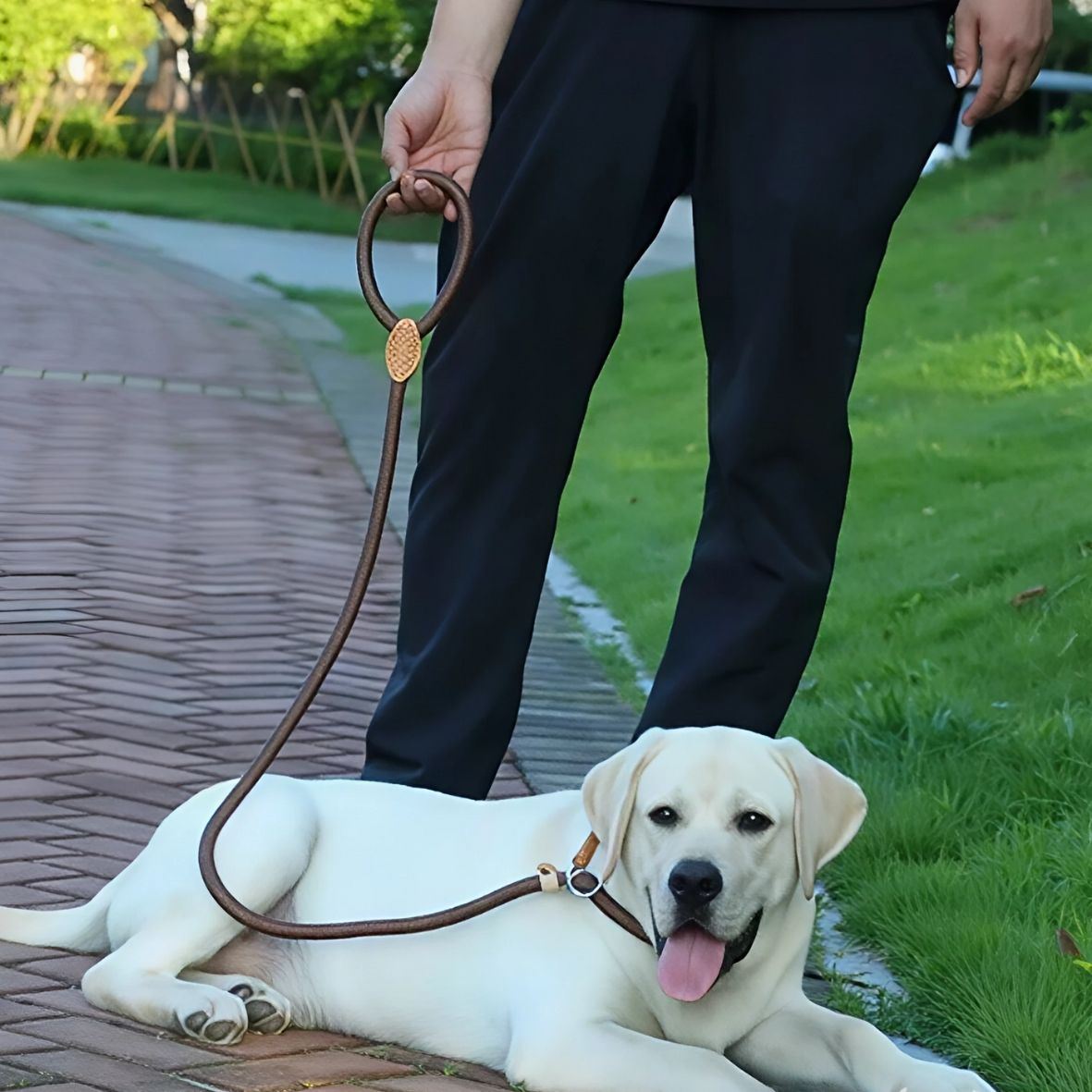 LAISSE POUR CHIEN | CORDE COULISSANTE EN PLOMB
