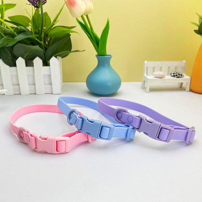 COLLIER CHIEN | PVC EN MACARON