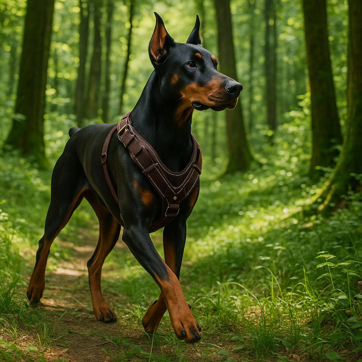 HARNAIS CHIEN EN CUIR | VÉRITABLE SFP