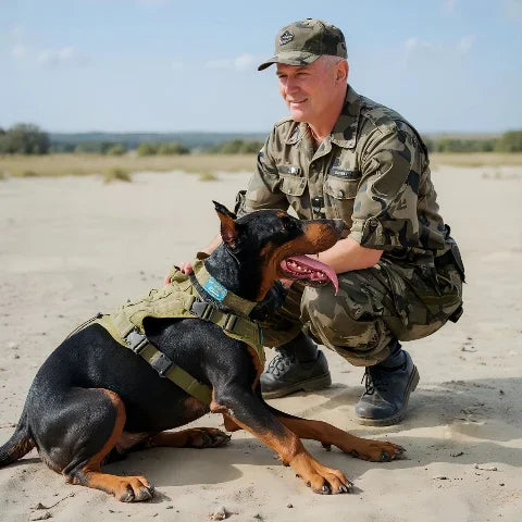 harnais pour chien militaire tacticontrol 