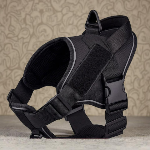 Harnais anti traction pour chien Servidog noir