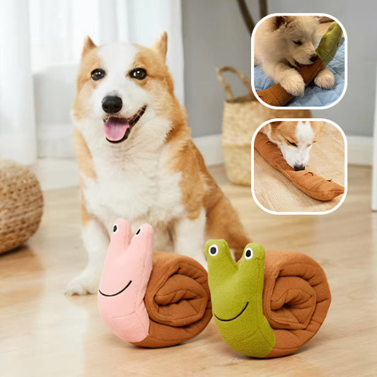 Jouet pour chien - Escargot en peluche