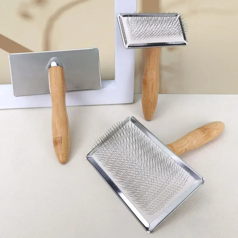 Brosse de toilettage pour chien massif - Peigne en acier inoxydable