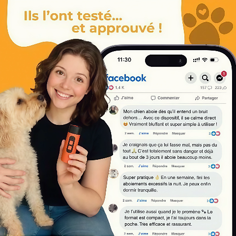 avis d une cliente sur l anti aboiement chien