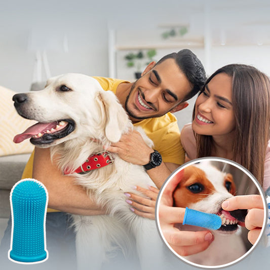 Brosse a dent pour chien en silicone - Sourire Canin