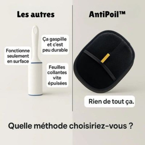 brosse pour chien antipoil durable