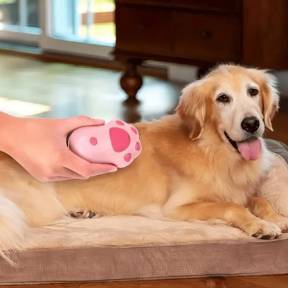 brosse pour chien rose essentielle