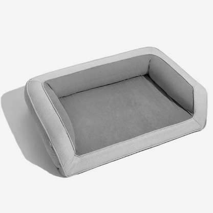 canape lit pour chien gris confortable