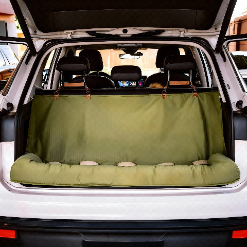 canape lit pour chien vert de qualite