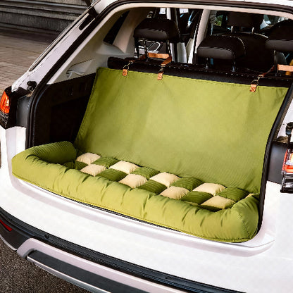 canape lit pour chien vert