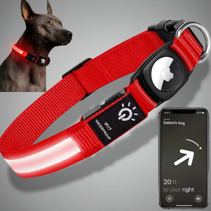 COLLIER GPS CHIEN | AIRTAG LED™