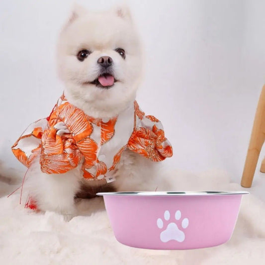 GAMELLE CHIEN EN ACIER INOXYDABLE | PAWSOME BOWL - Les chiens beaux