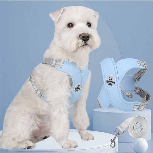 HARNAIS CHIEN ANTI TRACTION | GILET REMBOURRÉ EN FORME X - Les chiens beaux