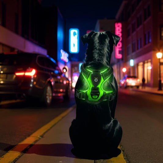 HARNAIS CHIEN | LED LUMINEUX - Les chiens beaux