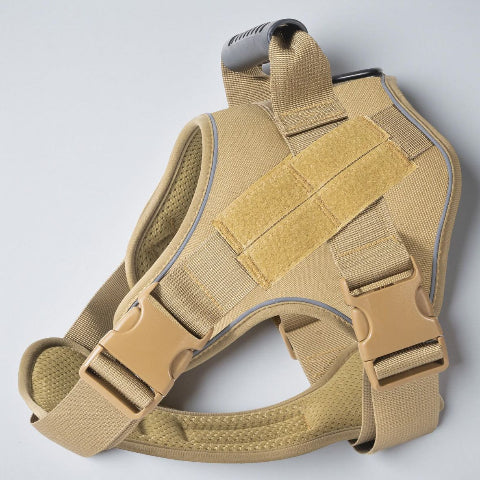 harnais chien militaire khaki durable