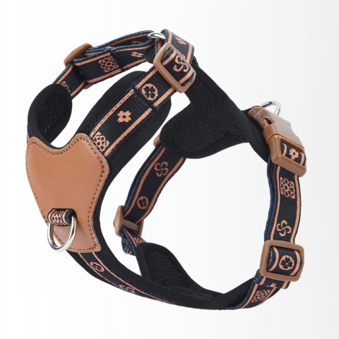 harnais chien noir chic