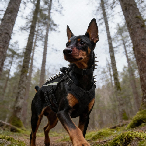 harnais chien tactique avec conception intelligente